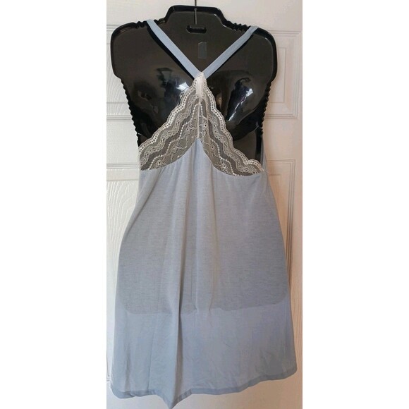 Flora Nikrooz Chemise Slip Size Medium Blue New - Picture 3 of 8